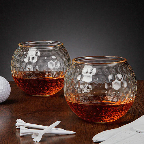 Par Excellence Golf Ball Whiskey Glasses